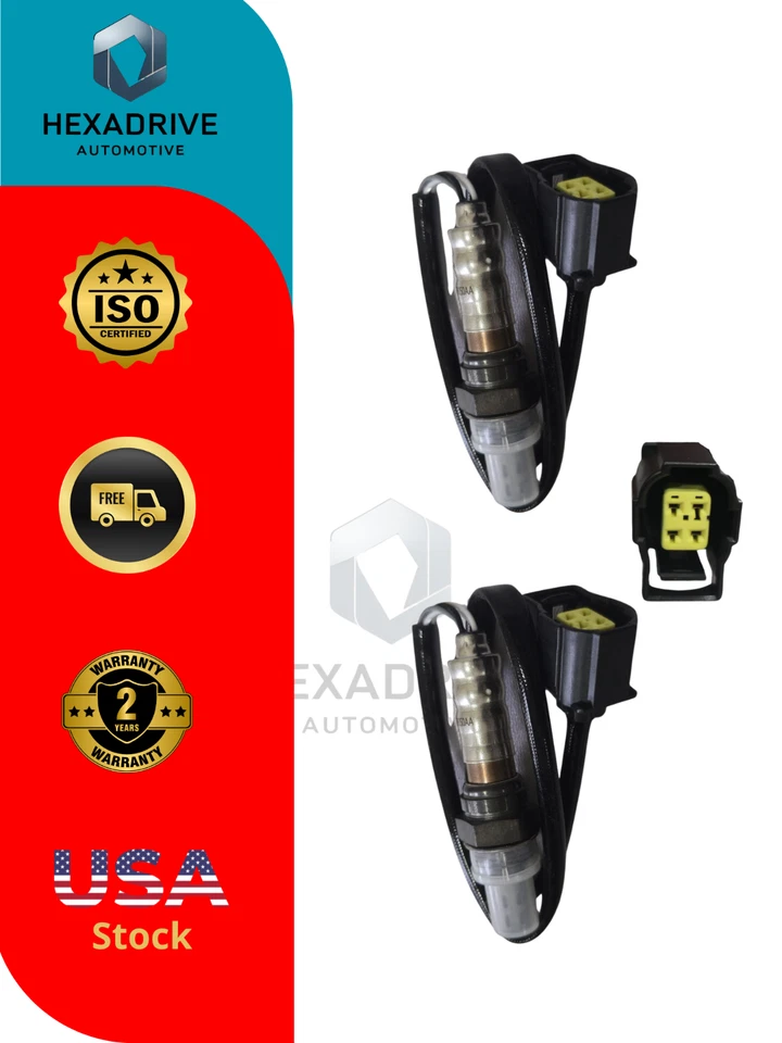 Juego de 2 sensores de oxígeno O2 psc para Chrysler Town & Country V6 2004-2010 3,3 L 3,8 L Foto 3 de 3