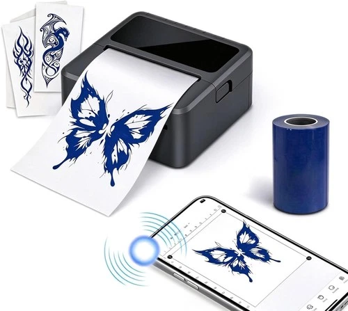 Mini Tattoo Stencil Printer Bluetooth Wireless Thermal Transfer Gray VGG1 - product listing photo