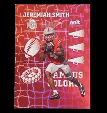 JEREMIAH SMITH ROOKIE RED SHOCK REFRACTOR HOLO SSP Insert Rare - OHIO STATE