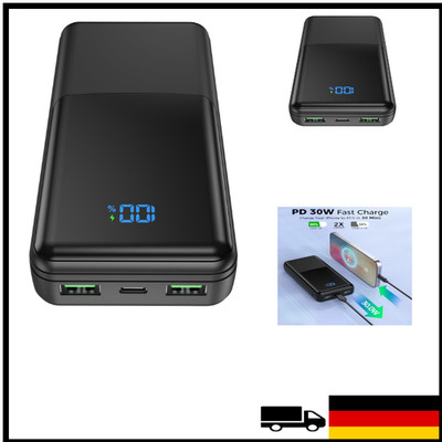 Powerbank 27000mAh USB C PD 30W Schnellladung