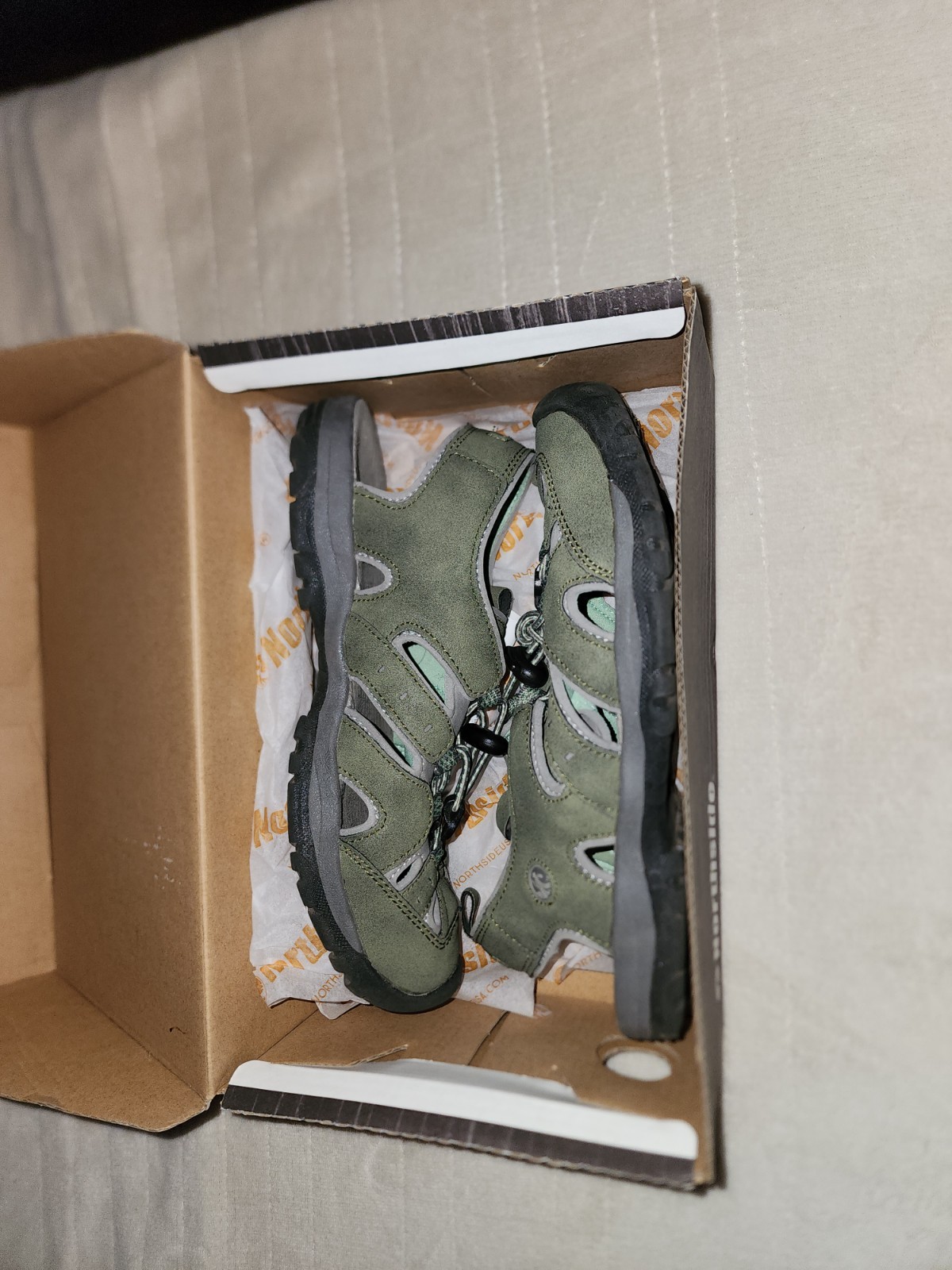 SAOLA Northside Burke II sandalo sportivo donna 6 verde oliva outdoor scarpe da trekking trail