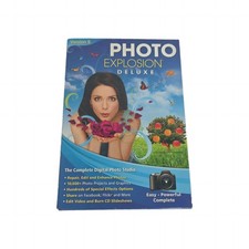 Photo Explosion Deluxe Version 5 The Computer Digital Photo Editing Software NIB
