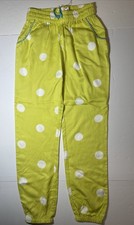 Girls Boden Green Yellow White Polka Dot Jogger Drawstring 10Y NWT