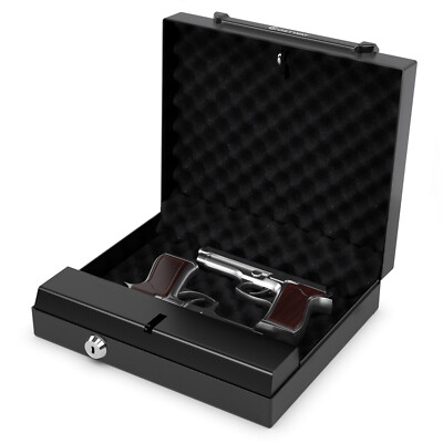 Costway Gun Security Safe Dual Firearm Safety Device Keypad Key Quick-Access