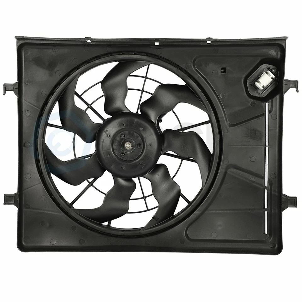 Electric Radiator Cooling Fan Assembly For 2007 2008 2009 2010 Hyundai Elantra - Imagem 2 de 4