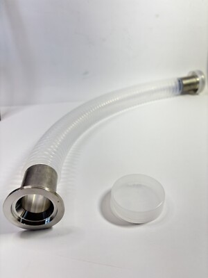 Saint Gobain HOSSMP-16 Pure Fit 21-1/2  Hose w/ 1-1/2'' Sanitary Fitting 125 PSI