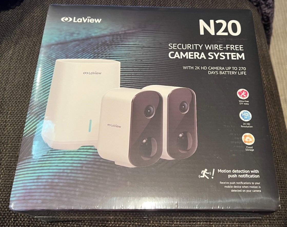 LaView N20 Security Wireless Camera System, (2 LV-KYN202