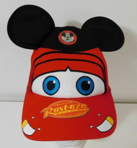 lightning mcqueen hat with mickey ears