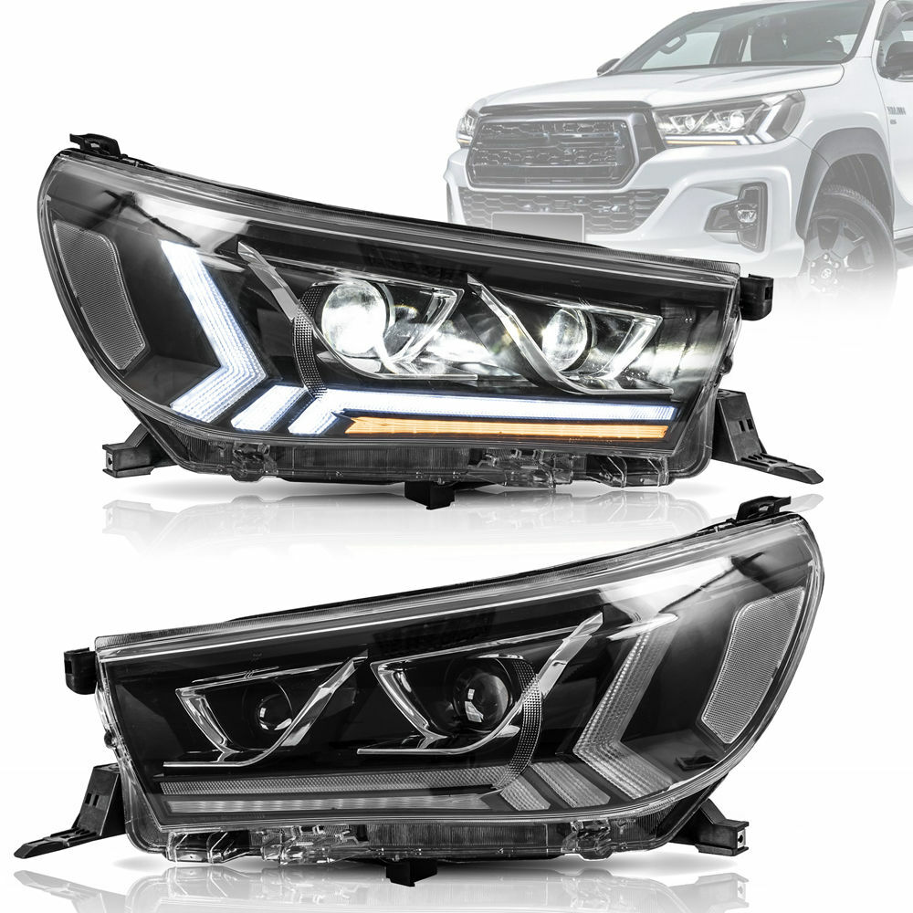 Projecteur LED Toyota Hilux pour conduite nocturne et raid tout-terrain 2015-2019