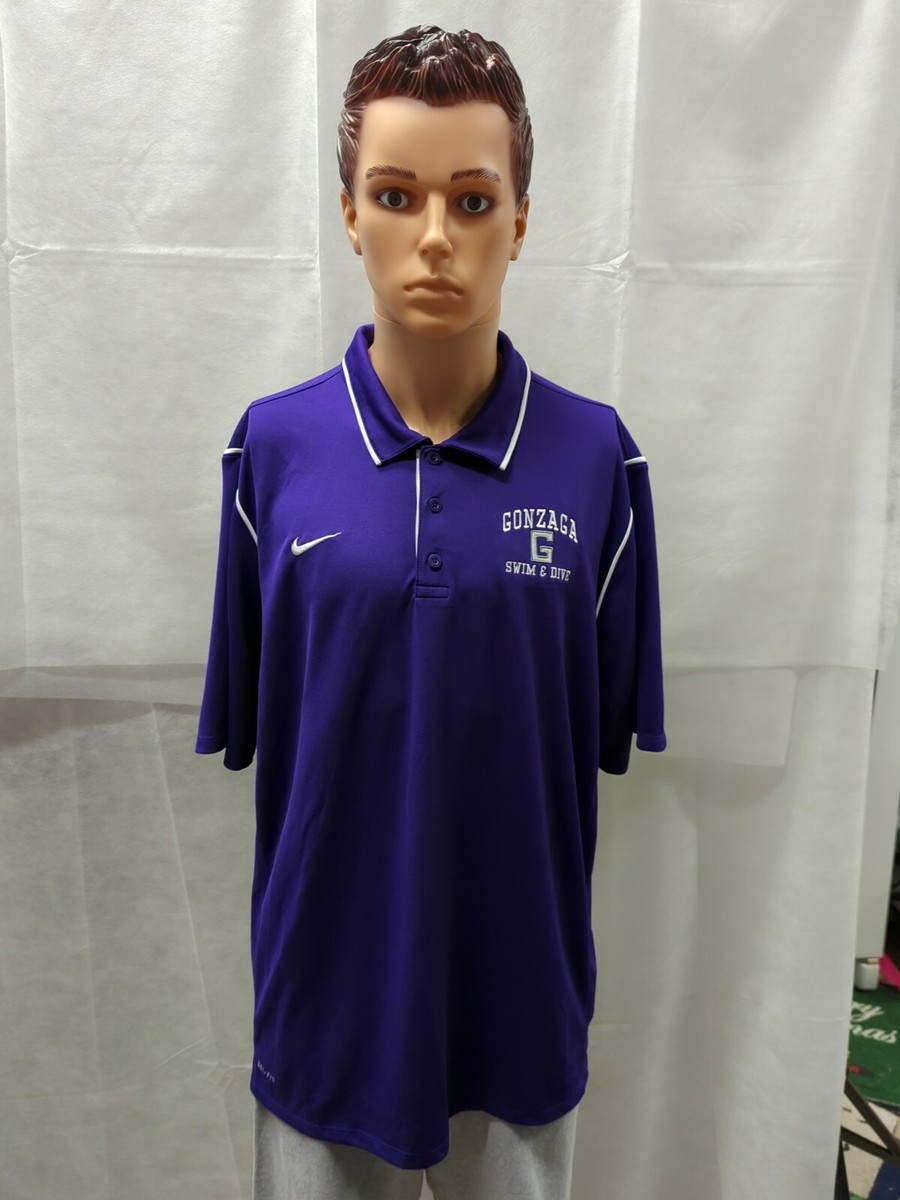 gonzaga nike polo