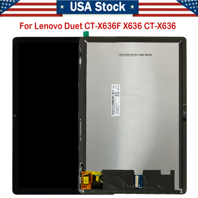 For Lenovo Duet CT-X636F X636 CT-X636 LCD Display Touch Screen Assembly Replace