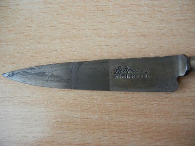 German silver GOLD FILLED BLADE GAUCHO KNIFE ARGENTINA La Movediza