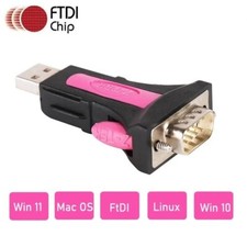 Image of USB to RS232 Adapter FTDI Chipset USB to Serial com converter cable Z-TEK ZE551