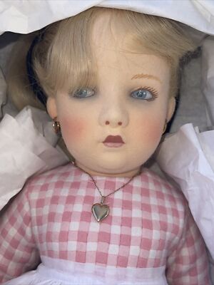 R. JOHN WRIGHT DOLLS  EDITH THE LONELY DOLL  22   #32 / 500 & Jackie Teddy Bear