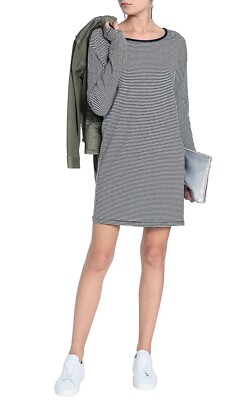 Rag & Bone Womens Striped Knit Dress NWT $225 Cotton Long Sleeve | eBay