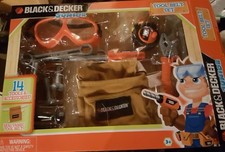 BLACK DECKER Junior 14 Piece Toy Tool Belt Set
