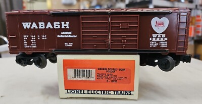 Lionel #6-16255, O Ga. Wabash Double Door Boxcar #16255. LN/Box (14G)