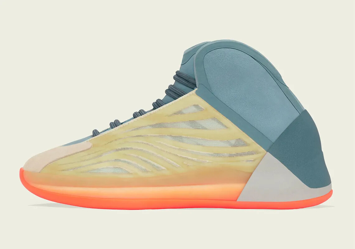 Кроссовки Adidas Yeezy QNTM Hi-Res Coral 2022 HP6595 мужские, размер 4 , Новые