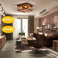 Rustic Pendant Lamp Ceiling Lighting Modern Farmhouse Chandelier Light Fixture