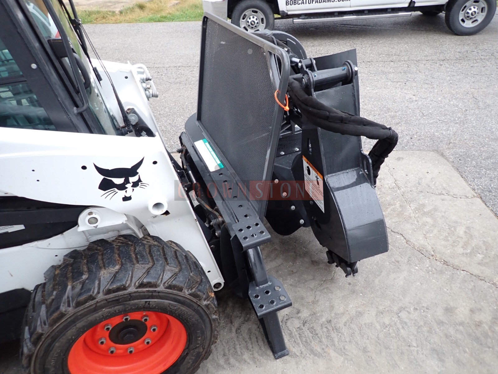 BRAND NEW BOBCAT SG60 STUMP GRINDER ATTACHMENT FOR SKID STEERS, FITS