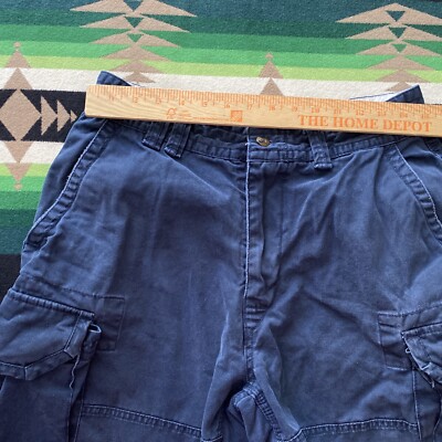 Vtg Polo Ralph Lauren Military Fatigue Utility Navy Cargo Shorts