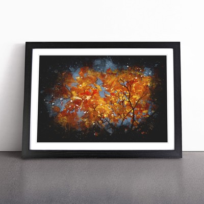 Ahornbaum Vol.3 Wandbild Kunstdruck gerahmt Leinwand Bild Poster Deko Wohnzimmer