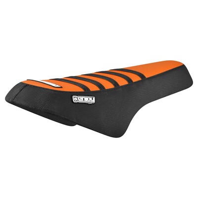 Tamobyke V20 V20Plus V29 gripper seat cover  BLACK / ORANGE/ BLACK ribs #466