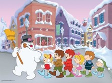Frosty The Snowman 100 Piece Jigsaw Puzzle Follow Frosty Parade 15" x 11", New