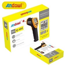 TERMOMETRO DIGITALE INFRAROSSI LASER MISURATORE TEMPERATURA INDUSTRIALE FORNO