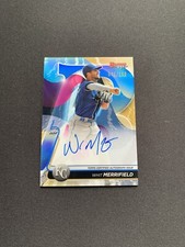 2020 Bowman's Best of Blue Refractor /150 Whit Merrifield #B20-WM Auto