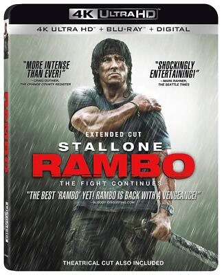 Rambo Last Blood Action Movie DVD Sylvester Stallone Adventure Rescue Mission