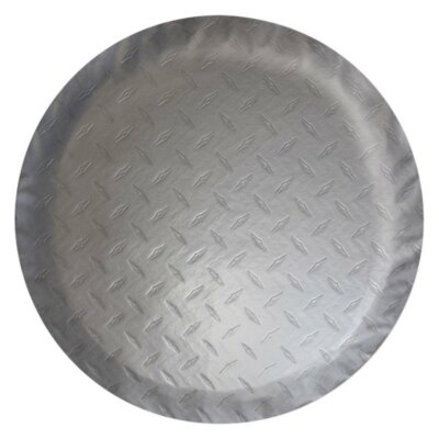 ADCO 9754 Diamond Plated Vinyl Spare Tire Cover (Size E) Tire Diameter 29 3/4''