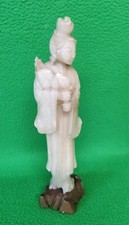 Chinese Soapstone Figure Guanyin Kwan Yin Guan Yin 9inch Vintage Antique