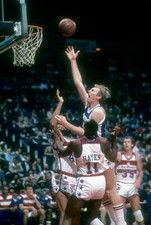 Dan Issel of the Denver Nuggets 1980's Basketball photo 3