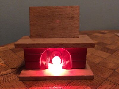 Kamin beleuchtet  Puppenstube Puppenhaus 1:12 dollhouse  open fireplace
