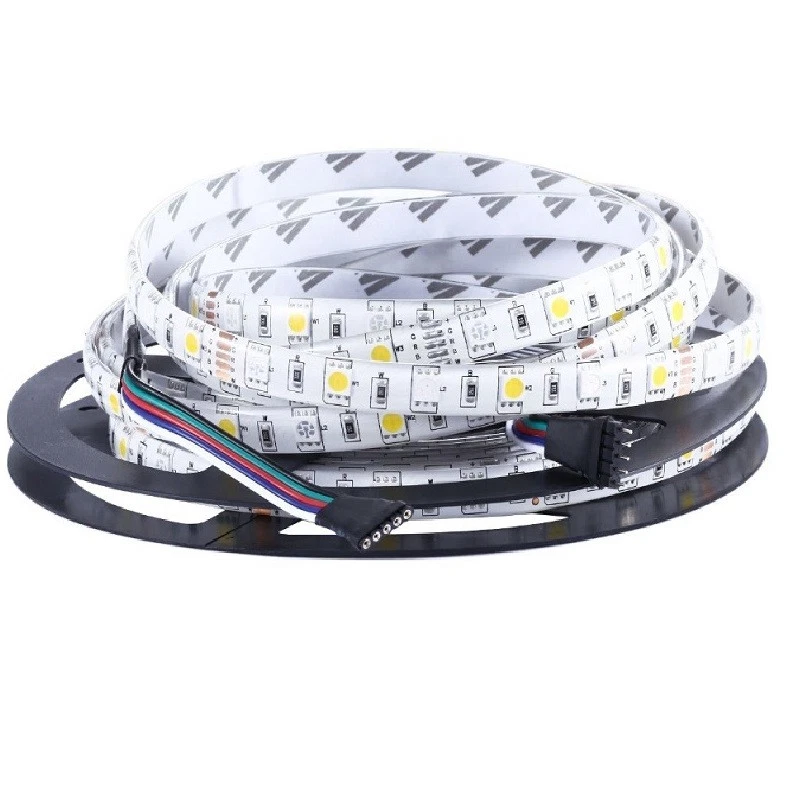 5m LED Stripe 12V 24V Dimmbar RGB RGB+WW RGBW RGBWW SMD5050 IP65 Streifen Band - Bild 4 von 4