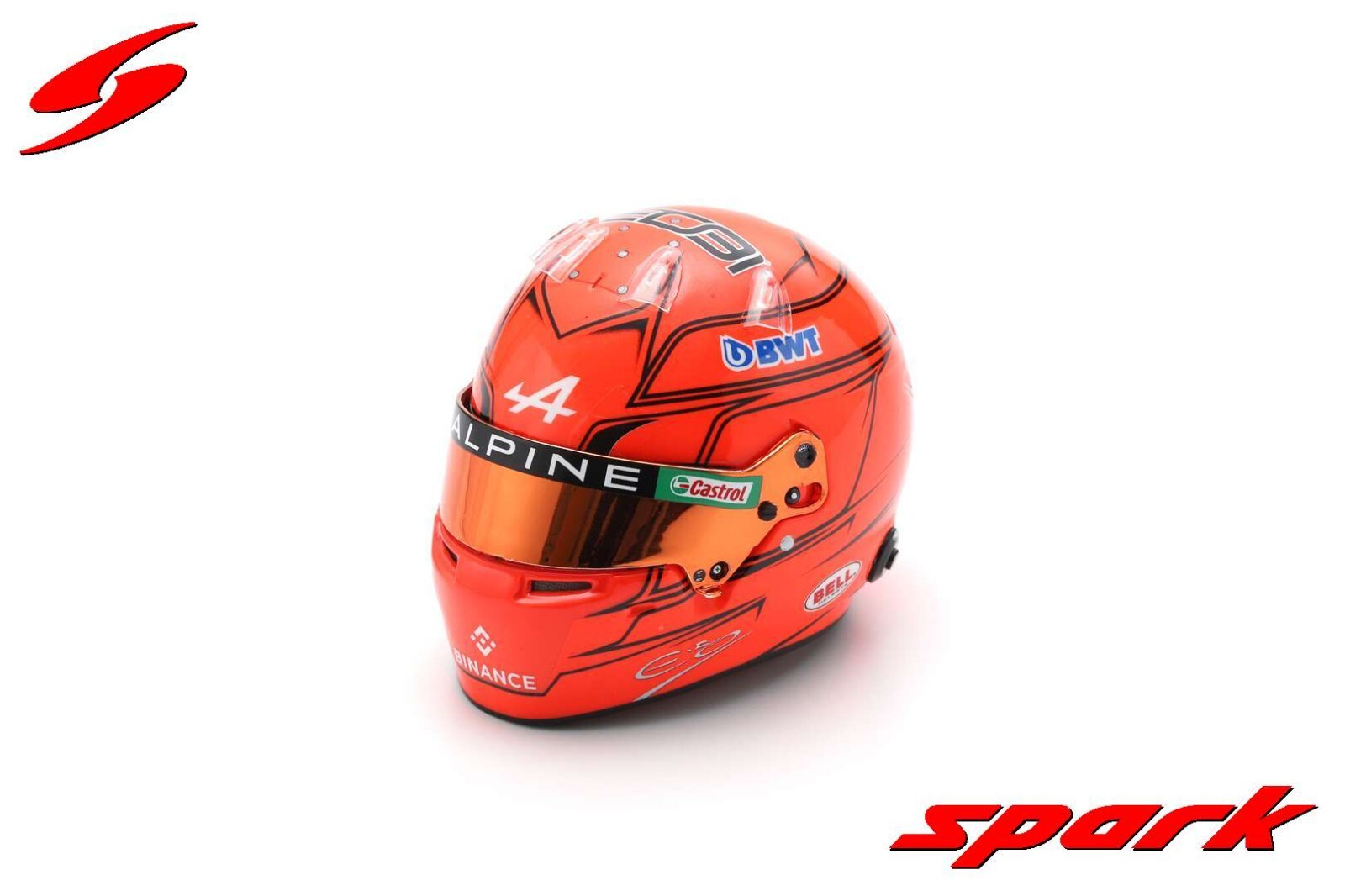 Spark 5HF104 Casque Esteban Ocon BWT Alpine F1 Team GP Monaco 2023 1/5