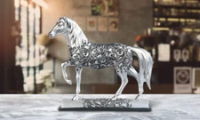 8"W Horse Figurine with Base Gift Decor Ornament Home Decor Unique Gift
