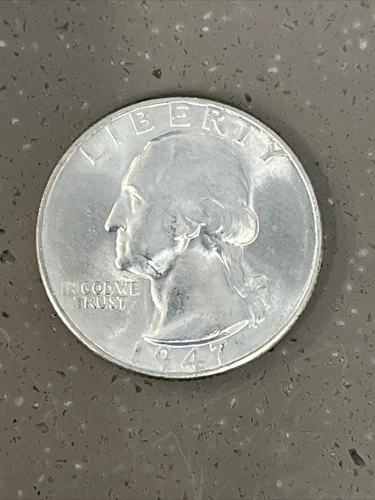 1947 S Washington Quarter BU Uncirculated Mint State 90% Silver 25c US Coin
