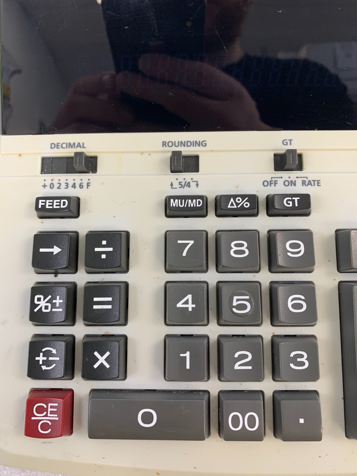 Canon MP21DX 12Digit 2 Color Print Desktop Calculator Printer UNIT