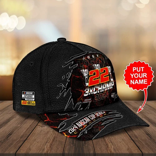 Personalized Joey Logano Classic Cap – Custom Fan Gear, Adjustable Strapback Cap