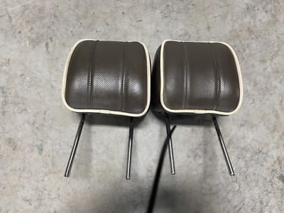 2007-2012 Range Rover SPORT Brown Leather Rear Seat Headrest Head Rest ...