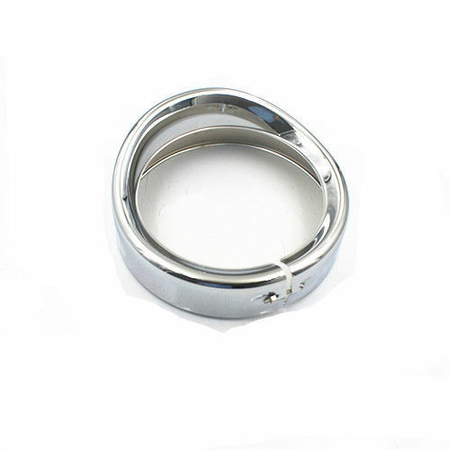 7 Headlight Trim Ring 4.5 Fog Lamp Visor Fit For Harley Softail FL 15
