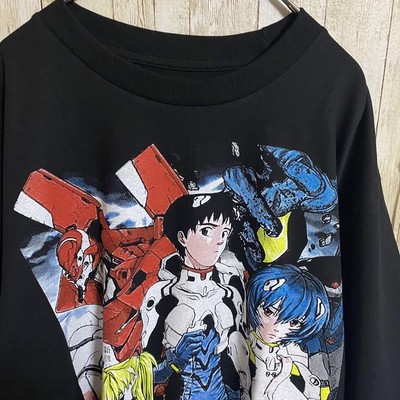 E78 Neon Genesis Evangelion Print Short Sleeve Tee | eBay