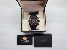 OROLOGIO UOMO MULCO DIVER MULTIFUNZIONE QUADRANTE NERO CINTURINO SILICONE MW5 1962 260 NUOVO