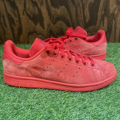 Adidas Stan Smith 'Power Red' S75109 Men's Suede Sneakers