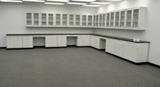 Science Furniture / 34' Base & 29'  Wall Laboratory Cabinet Group / E1-055