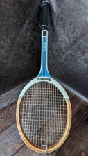 Vintage Sondico Wooden Racket Junior Blue Star