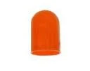 Bulb Silicone Cap Cover 5mm Orange x 4