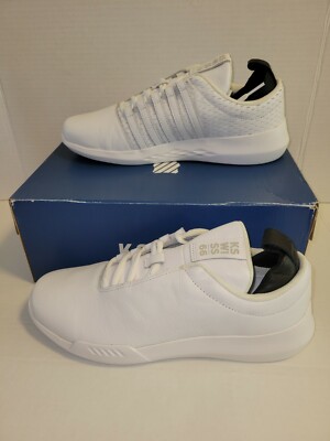 K-Swiss Gen K Icon White Black Mens Casual Sneakers 05577 102 size /9 cod /1071